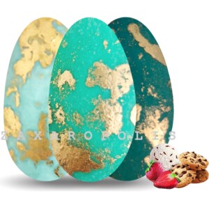 Κουφέτα Choco Splash πλακέ αποχρώσεις μέντα μπρονζέ mix κιλό Zaxaropolis
