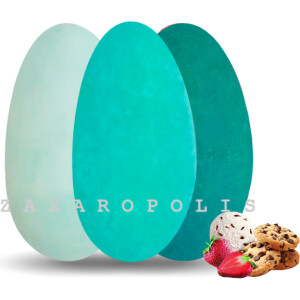 Κουφέτα Choco Splash πλακέ αποχρώσεις μέντα mix κιλό Zaxaropolis