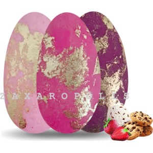 Κουφέτα Choco Splash πλακέ αποχρώσεις ροζ μπρονζέ mix κιλό Zaxaropolis