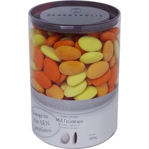 Alternative view of Κουφέτα Choco Splash πλακέ αποχρώσεις κίτρινο mix κιλό Zaxaropolis