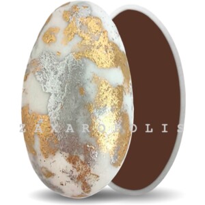 Κουφέτα Choco Splash πλακέ αποχρώσεις ασημί μπρονζέ mix κιλό Zaxaropolis