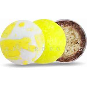 Κουφέτα Crispy κίτρινο ματ πιτσιλωτό ανάμεικτα 800γρ Zaxaropolis