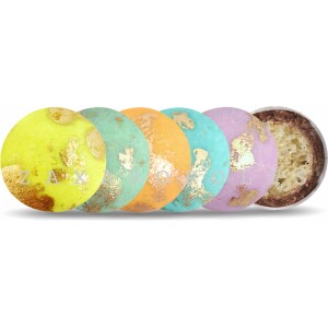 Κουφέτα Crispy πολύχρωμα πιτσιλωτά μπρονζέ 800γρ Zaxaropolis