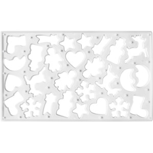 Κουπάτ χριστουγεννιάτικος δίσκος με 9 σχέδια 37x22cm Staedter