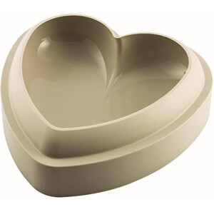 Φόρμα σιλικόνης καρδιά πομπέ 20,5x19,8x6,25cm Silikomart