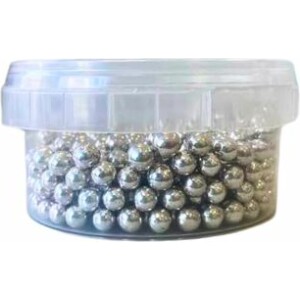 Πέρλες ασημί 5mm 250γρ Sweetbite