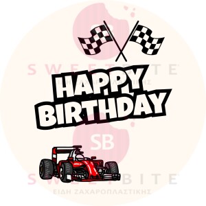 Αυτοκόλλητα Happy Birthday F1 25 τεμ