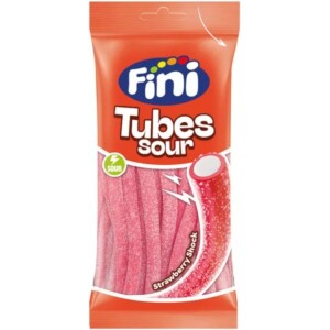 Καλώδια φράουλα ζαχαρένια 90gr Fini