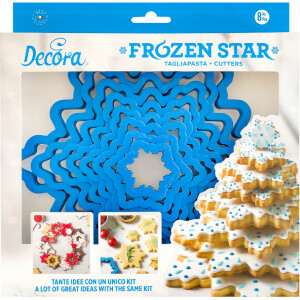 Κουπάτ frozen star 8τεμ Decora