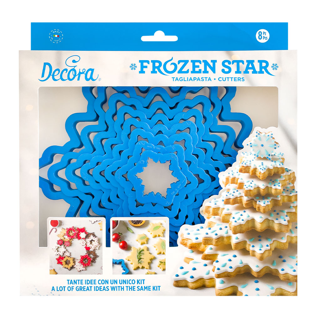 Κουπάτ frozen star 8τεμ Decora