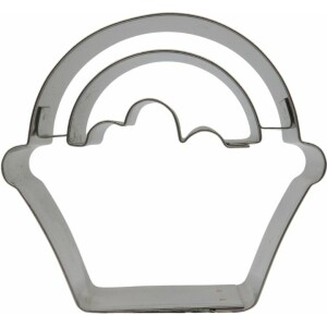 Κουπάτ καλαθάκι με λουλούδια 7εκ ανοξείδωτο