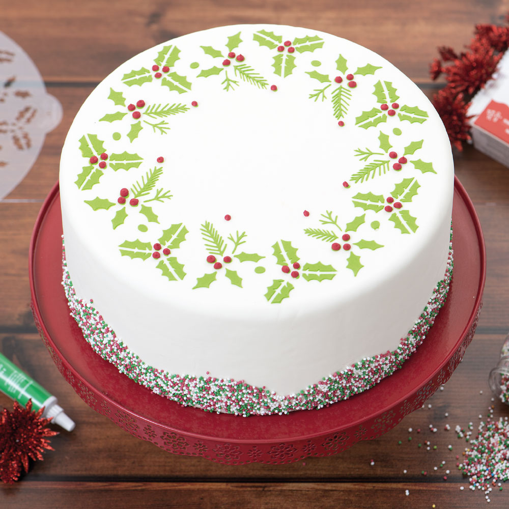 Στένσιλ φύλλα γκυ, διάμετρος 25cm Decora - Image 2