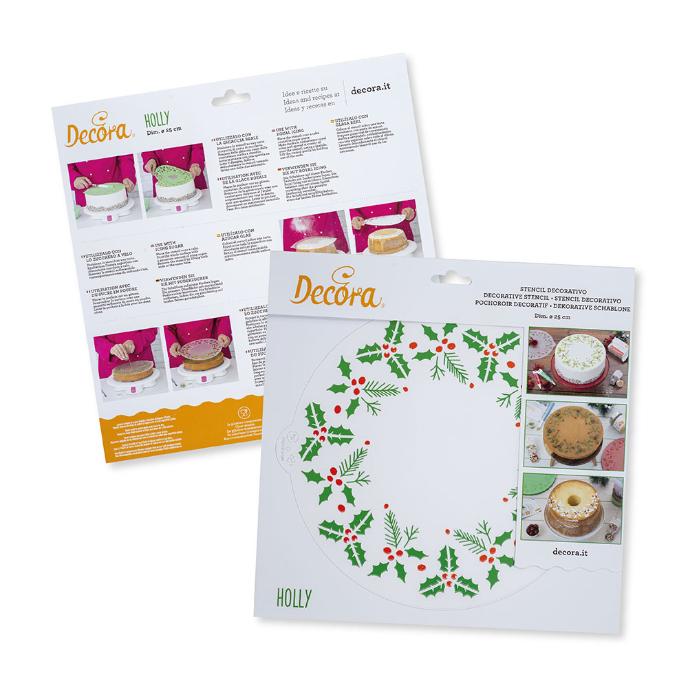 Στένσιλ φύλλα γκυ, διάμετρος 25cm Decora - Image 3