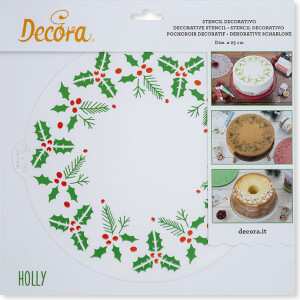 Στένσιλ φύλλα γκυ, διάμετρος 25cm Decora