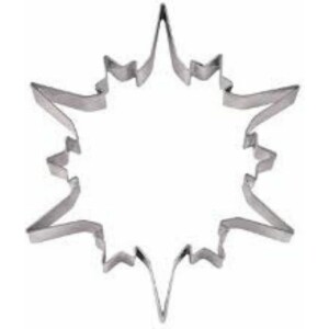 Κουπάτ χιονονιφάδα 7,5εκ ανοξείδωτο με μύτες Staedter