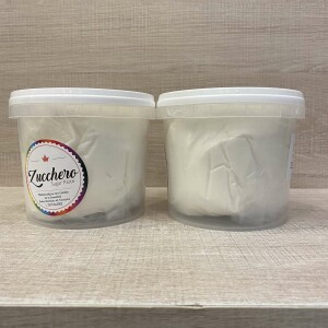 Ζαχαρόπαστα λευκή τσιχλόφουσκα 1 κιλό Zucchero