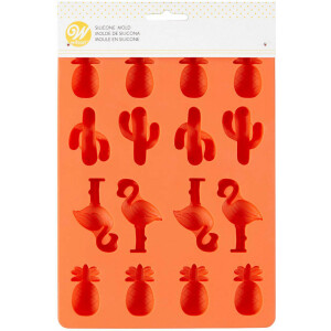 Καλούπι σιλικόνης κάκτοι- φλαμίγκο- ανανάς 4,5cm Wilton