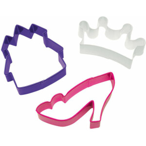 Κουπάτ πριγκίπισσα 8cm 3τεμ Wilton