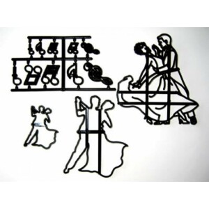 Κουπάτ ταγκό χορευτές patchwork