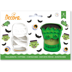 Κουπάτ Halloween τέρατα 8cm 2τεμ Decora