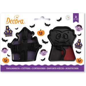 Κουπάτ Halloween βαμπίρ 8cm 2τεμ Decora