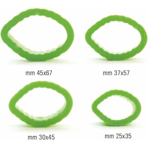 Alternative view of Κουπάτ φύλλα τριαντάφυλλου 3,5 έως 7cm 4τεμ Decora