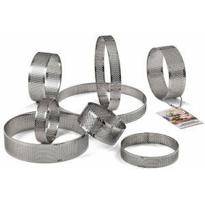 Τσέρκι για τάρτα στρόγγυλο ανοξείδωτο 15x2cm Decora