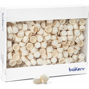 Θήκες cupcake mini λευκό 2cm 80τεμ περίπου