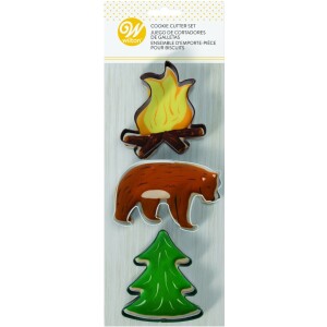 Κουπάτ φωτιά- αρκούδα- έλατο 8cm Wilton