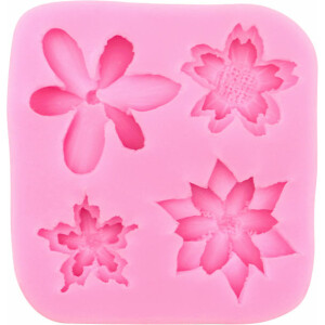 Καλούπι σιλικόνης λουλούδια 2