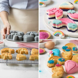 Alternative view of Φόρμα σιλικόνης Unicorn 6 θέσεις 5,5x7,0x2,5cm Decora