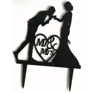 Topper Mr & Mrs χειροφίλημα 15cm