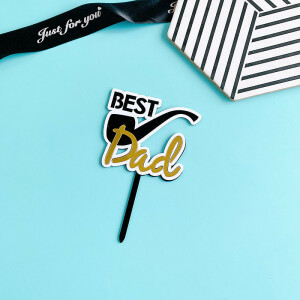 Topper Best Dad καπνιστής 12,5cm