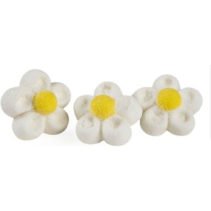 Marshmallow μαργαρίτες λευκές 900γρ Bulgari