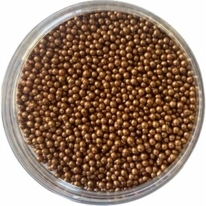 Πέρλες χάλκινες βρώσιμες 4mm 220γρ Sweetbite