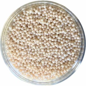 Πέρλες λευκές περλέ βρώσιμες 4mm 220γρ Sweetbite