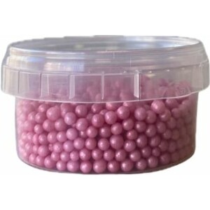 Πέρλες ροζ περλέ βρώσιμες 4mm 40γρ Sweetbite