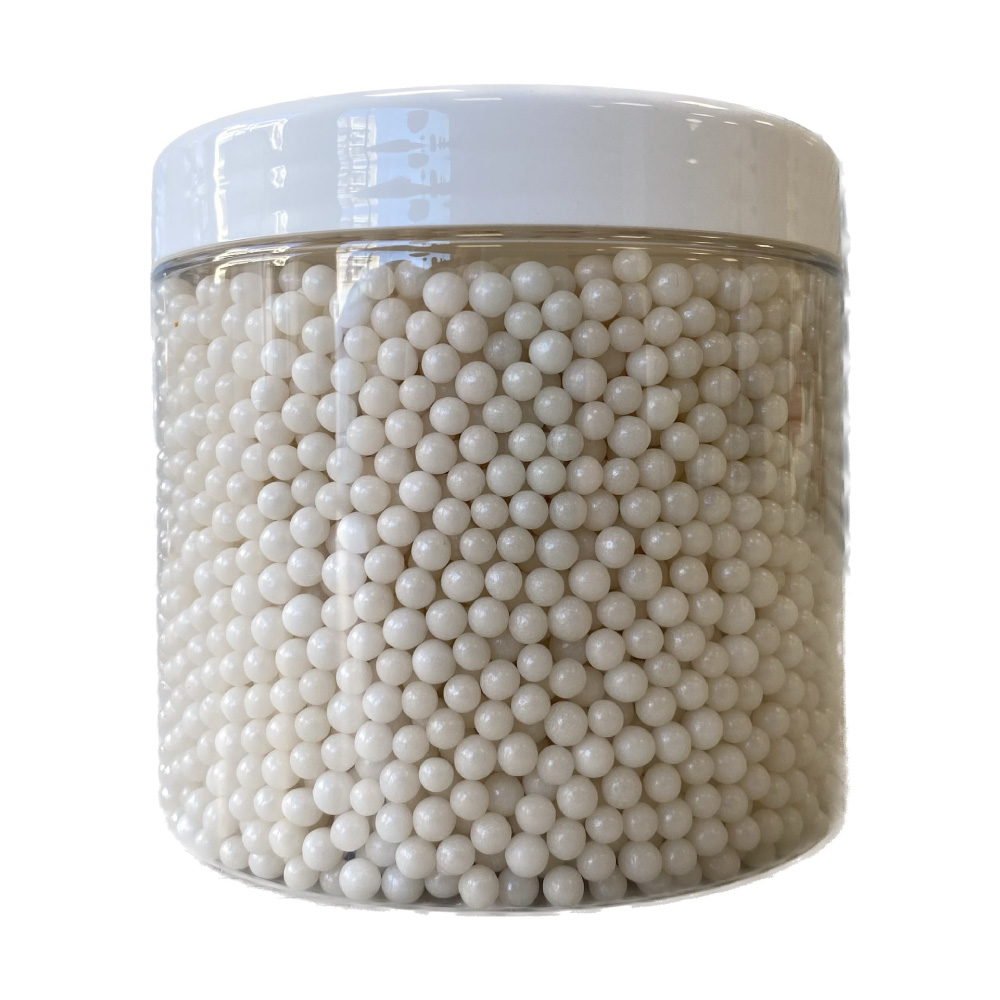 Πέρλες λευκές περλέ βρώσιμες 5mm 600γρ Sweetbite - Image 2