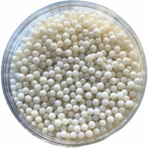 Πέρλες λευκές περλέ βρώσιμες 5mm 40γρ Sweetbite