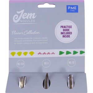 Κορνέ σετ Flowers 3τεμ Jem