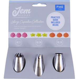 Κορνέ σετ Large Cupcakes Collection 3τεμ Jem