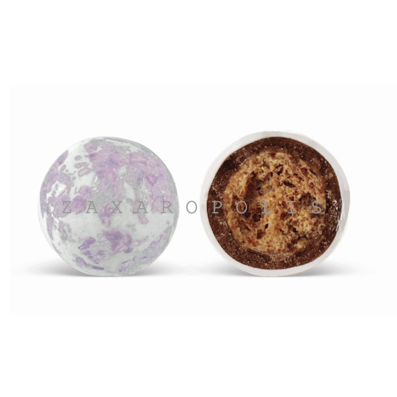 Κουφέτα Crispy πιτσιλωτό λιλά 800γρ Zaxaropolis - Image 2