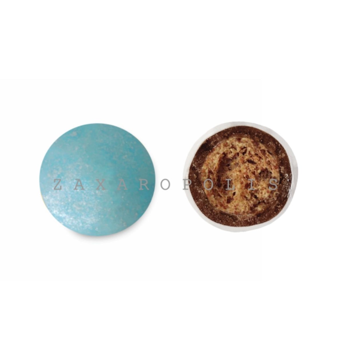 Κουφέτα Crispy γαλάζιο περλέ 800γρ Zaxaropolis