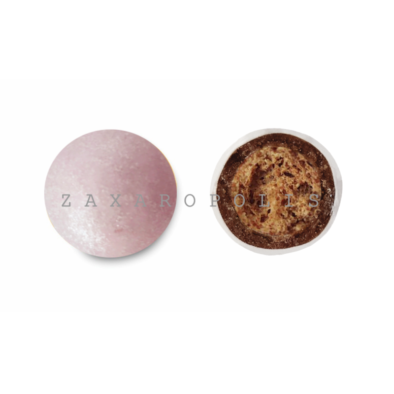 Κουφέτα Crispy ροζ περλέ 800γρ Zaxaropolis - Image 2