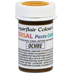 Χρώμα universal κίτρινο ochre 22γρ Sugarflair