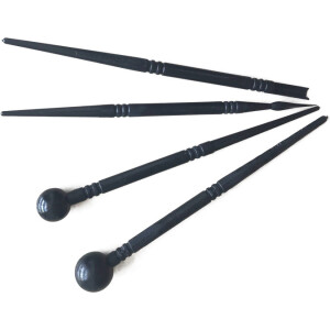 Εργαλεία μορφοποίησης μαύρα 4τεμ (8 σχέδια)