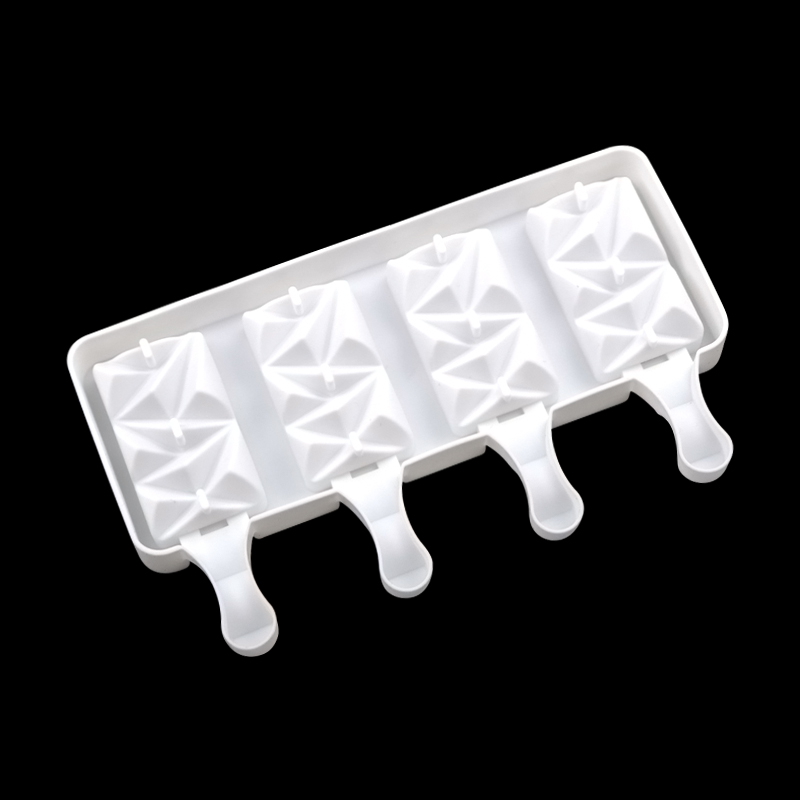 Φόρμα σιλικόνης για παγωτό diamond mini 4 θέσεις - Image 3