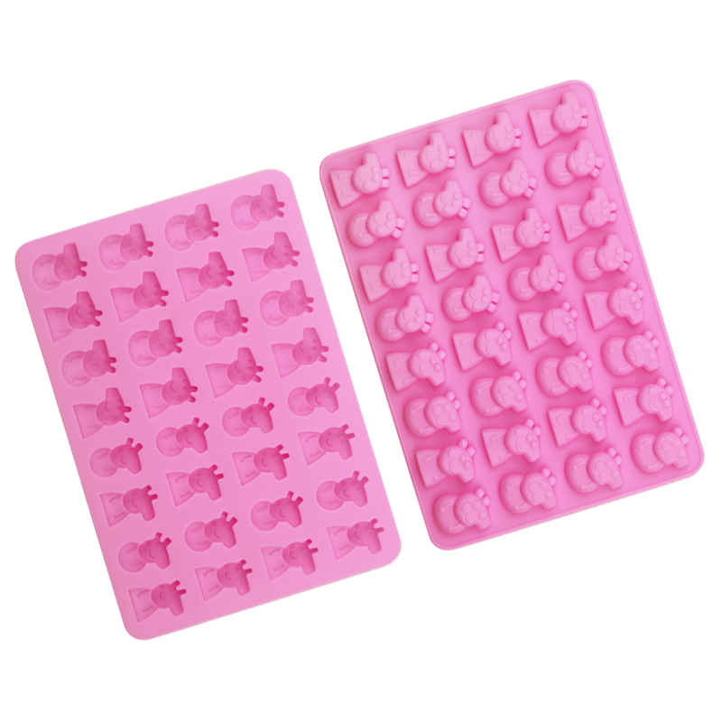 Φόρμα σιλικόννης γουρουνάκια μίνι για ζελεδάκια - Image 2