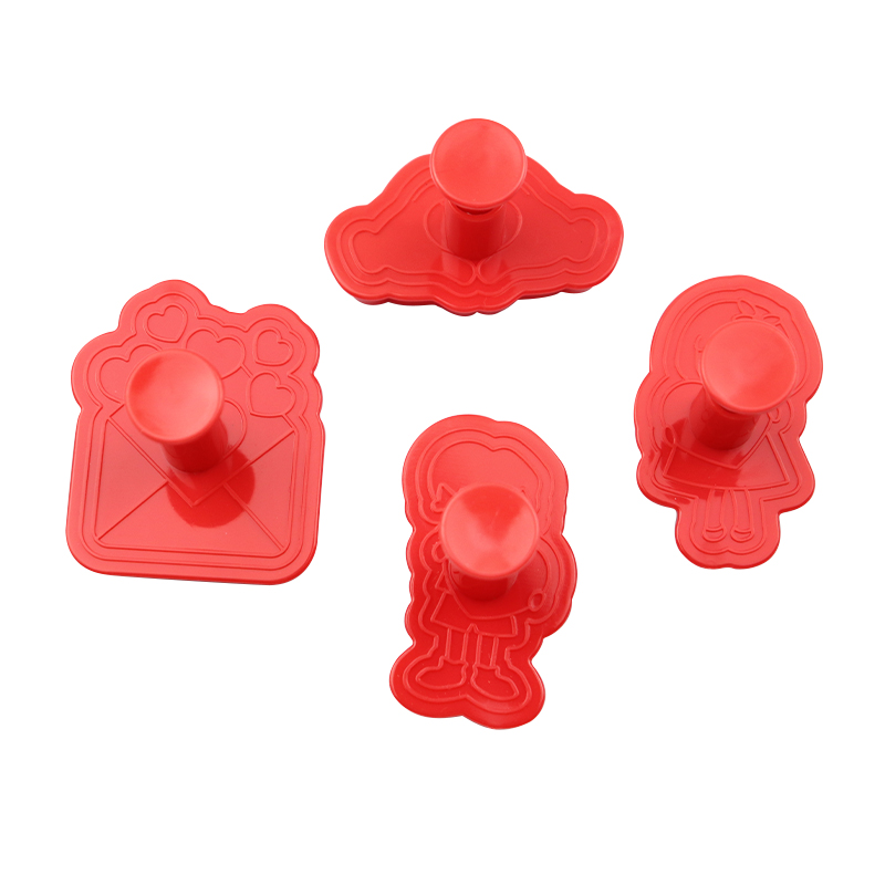 Κουπάτ Αγίου Βαλεντίνου με ελατήριο 4τεμ - Image 2