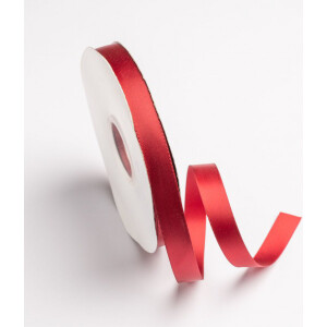 Κορδέλα σατέν μπορντώ με ούγια 16mm 50m διπλής όψης